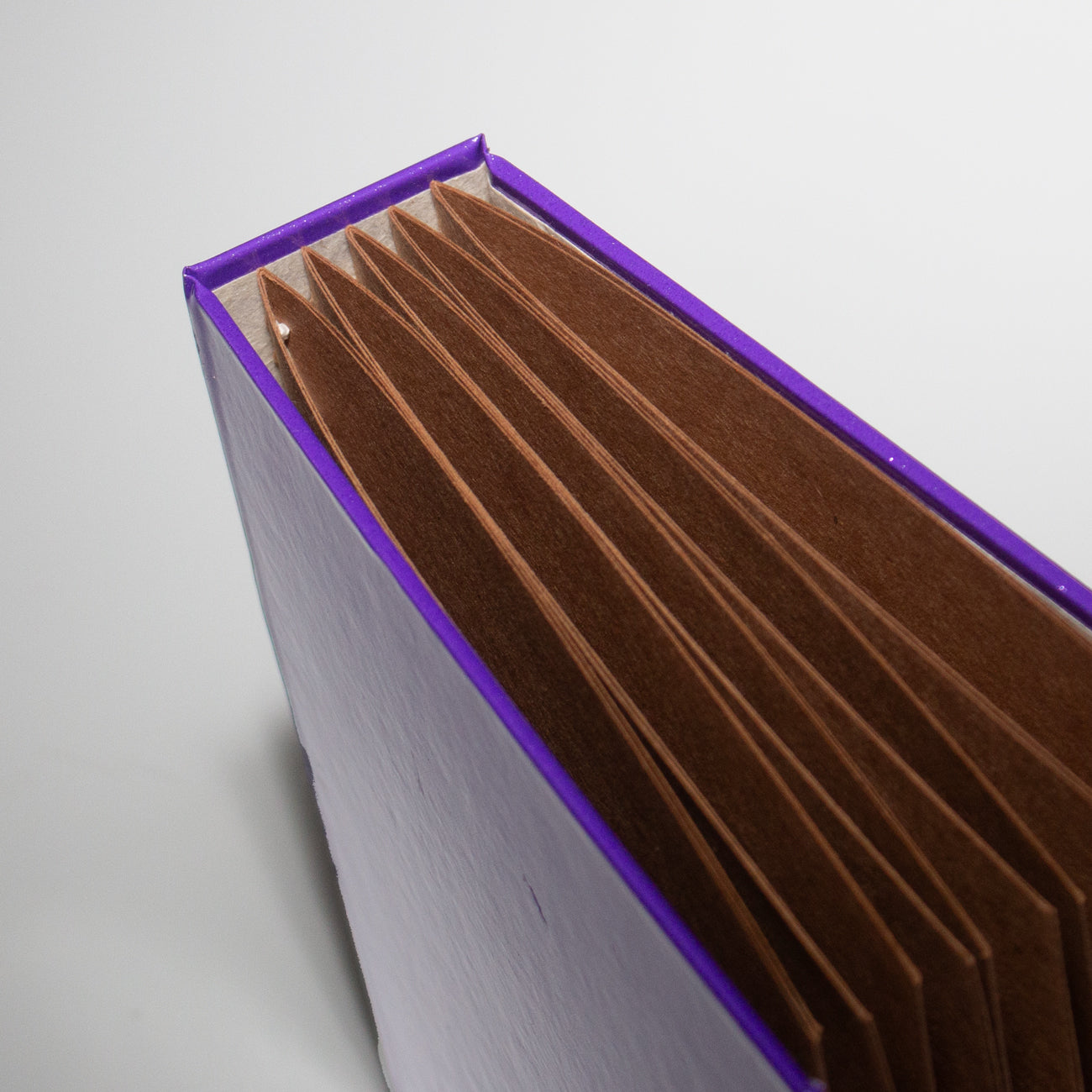 Mini Purple Glitter Photo Album