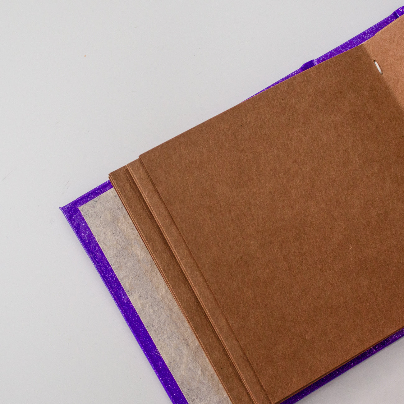 Mini Purple Glitter Photo Album