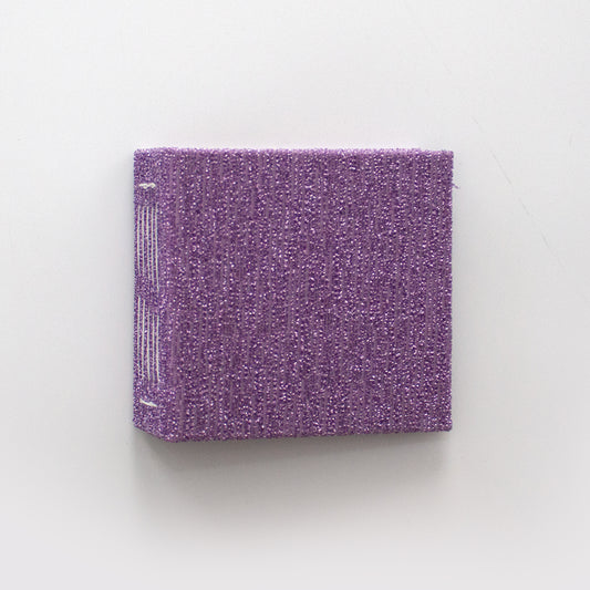 Mini Purple Fabric Photo Album