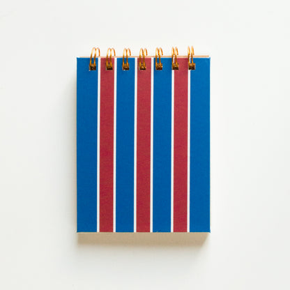 Montreal Striped Wired Notepad