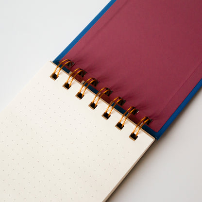 Montreal Striped Wired Notepad