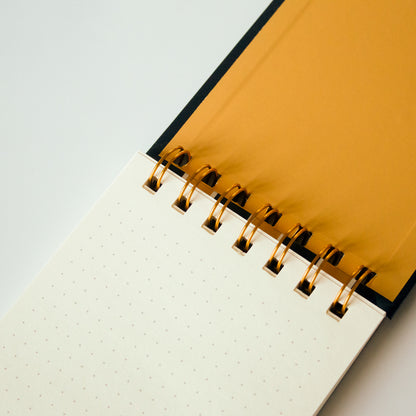 Boston Striped Wired Notepad