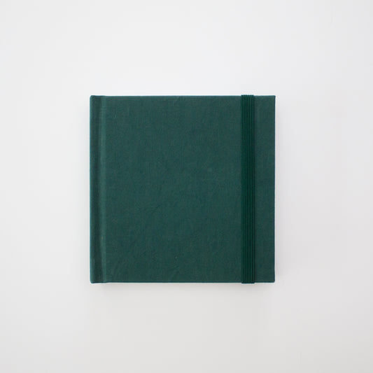 Green Mini Square Dotted Journal