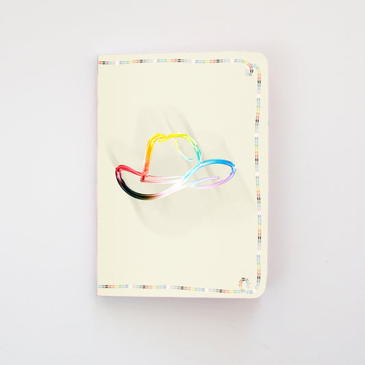 Pride Chrome Cowboy Mini Notebook