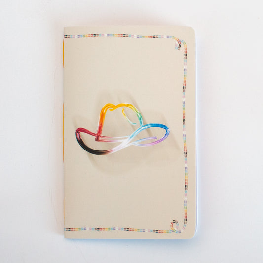 Pride Chrome Cowboy Large Notebook