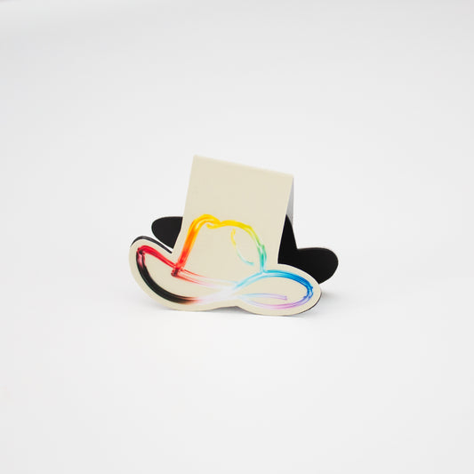 Pride Chrome Cowboy Magnetic Bookmark