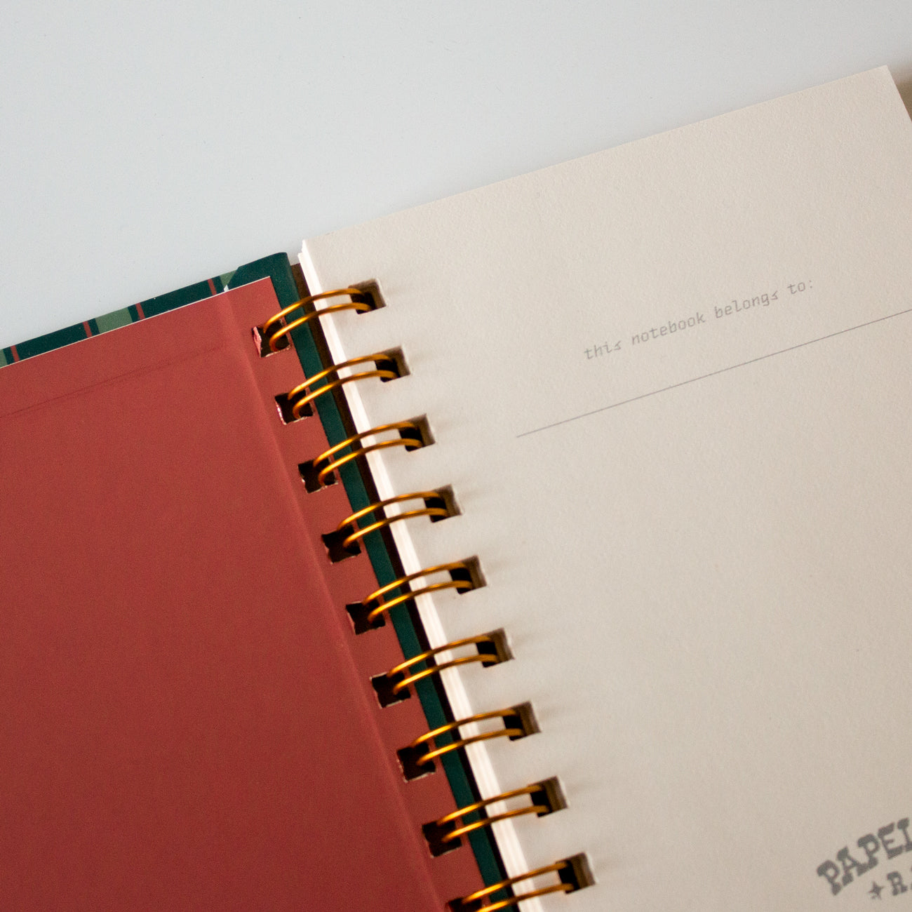 Olive Wired Notebook