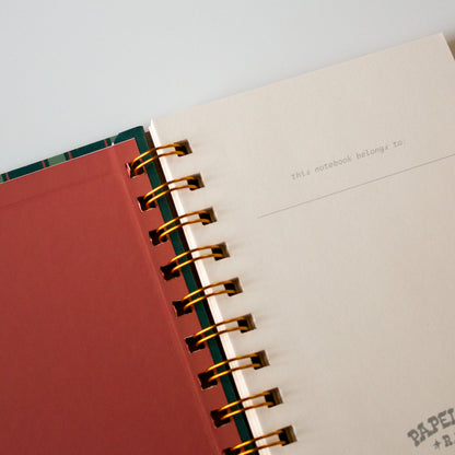 Olive Wired Notebook